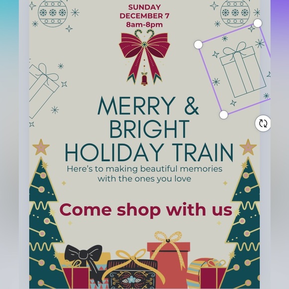 ❤️READY FOR SOME FUN!: December 7❤️TRAIN SHOW 8:00am-8:00pm COME SHOP🎉🍾🎄🎄🎄 - Picture 3 of 11